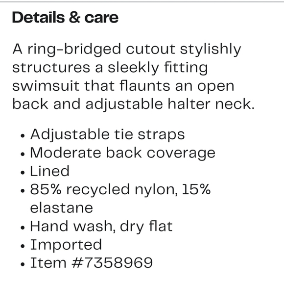 Sea Level Swim Keyhole Halter One Piece Red Swim Suit Sz 8 Womens Halter… - Picture 10 of 11